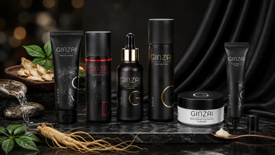 Routine Visage GINZAI – Soin Premium au Ginseng pour une Peau Hydratée, Éclatante & Revitalisée Elohé Beauty