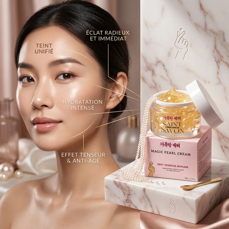 Magic Pearl - Crème capsule visage 50 g – Soin coréen premium - Elohé Beauty