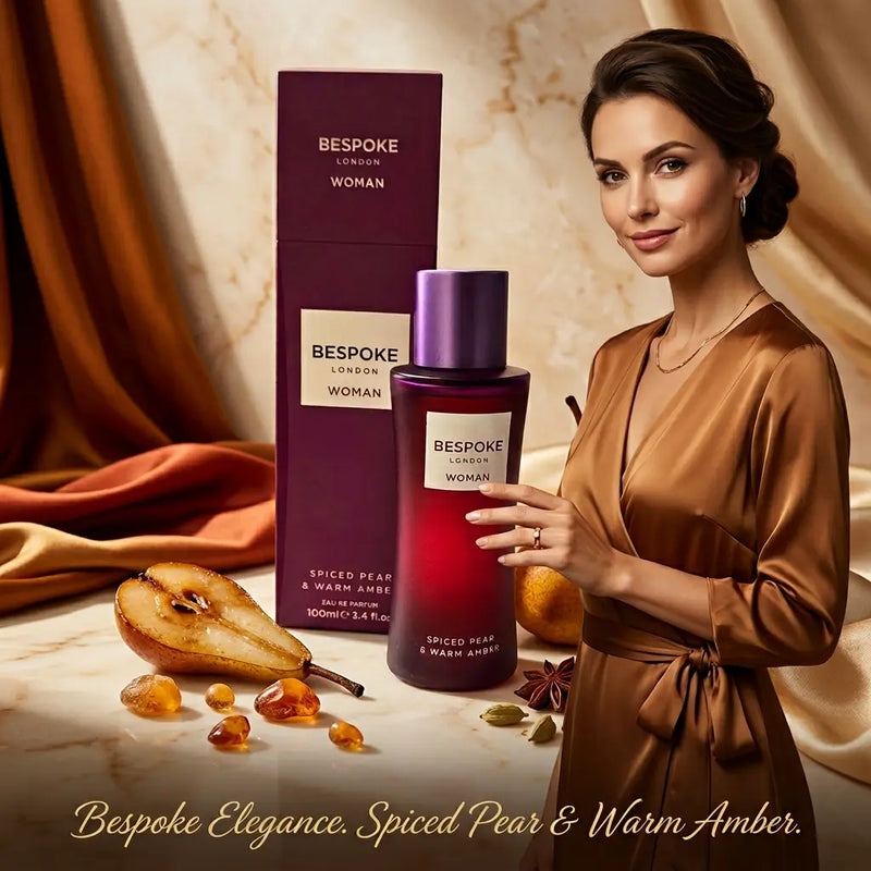 Spiced Pear & Warm Amber - Eau de Parfum 100ml – Femme Bespoke